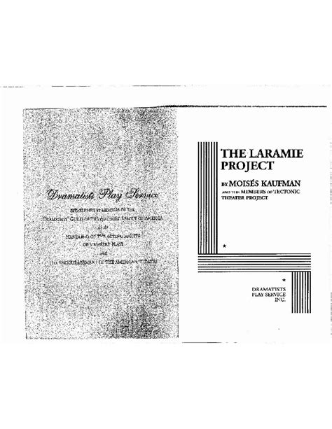 the laramie project script pdf Reader