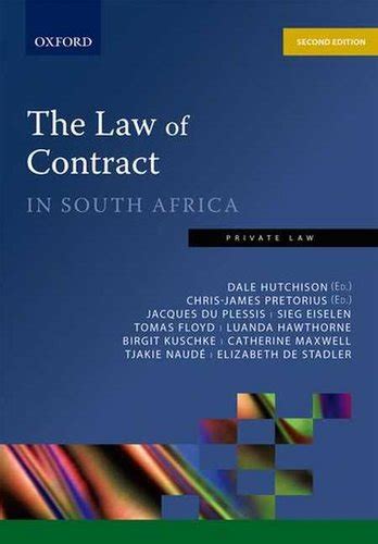 the law of contract in south africa private law PDF