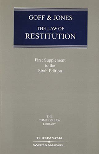 the law of restitution the law of restitution Epub