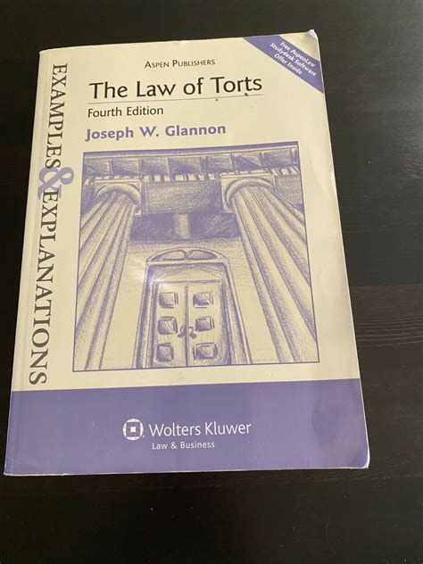 the law of torts examples and explanations 4th edition PDF