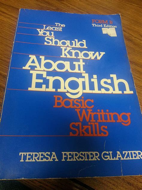 the least you should know about english writing skills form a Doc