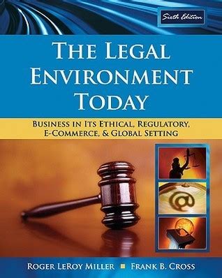 the legal environment today business in its Reader