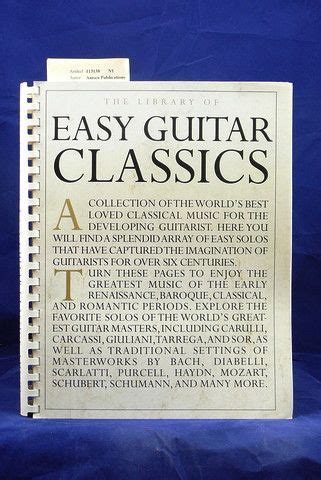 the library of easy guitar classics library of series Reader