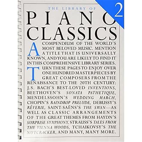 the library of piano classics 2 library of series Kindle Editon