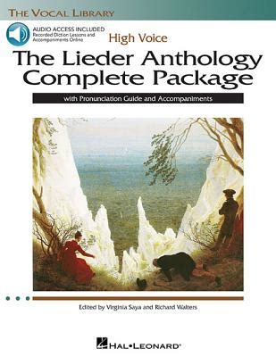 the lieder anthology complete package high voice book or pronunciation guide or accompaniment cds the vocal library PDF