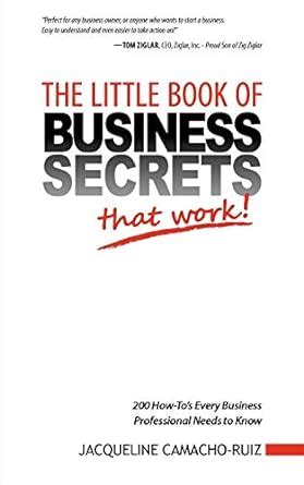 the little book of business secrets that work Kindle Editon
