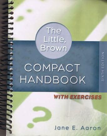 the little brown compact handbook with exercises edition 6 Kindle Editon