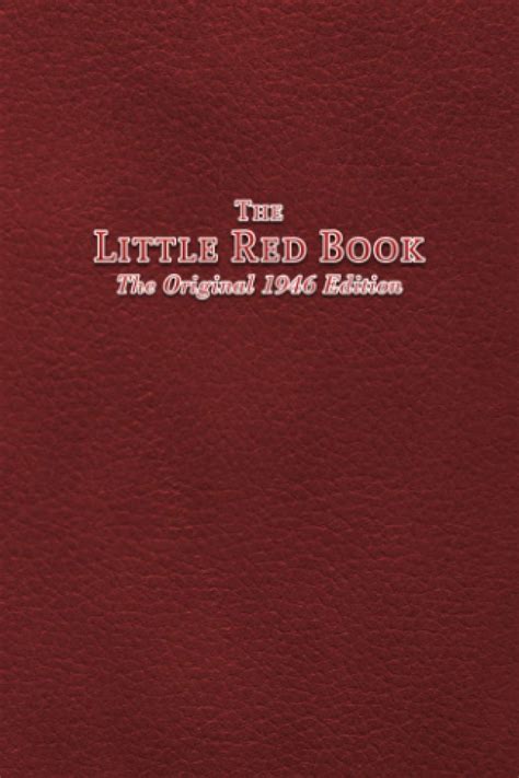the little red book the original 1946 edition Reader