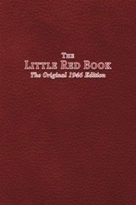 the little red book the original 1946 edition Reader