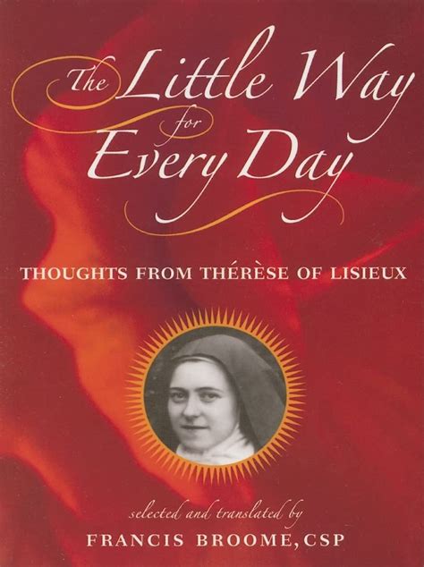 the little way for every day thoughts from therese of lisieux PDF