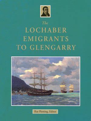 the lochaber emigrants to glengarry by rb fleming PDF