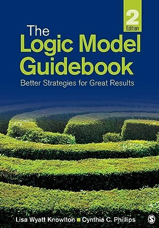 the logic model guidebook better strategies for great results Doc