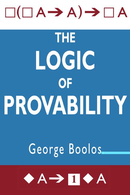 the logic of provability the logic of provability Doc