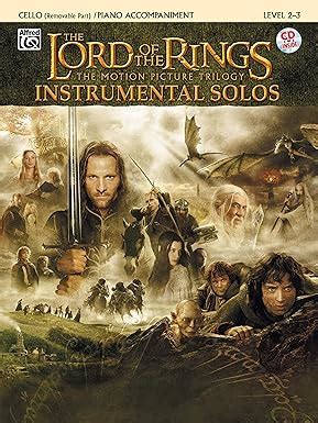 the lord of the rings instrumental solos for strings cello with piano acc book and cd PDF