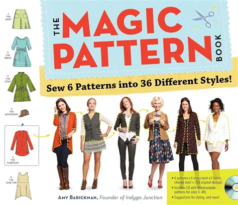 the magic pattern book sew 6 patterns into 36 different styles Kindle Editon