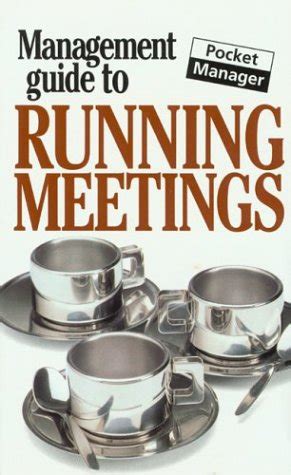 the management guide to running meetings the pocket manager management guides oval books Kindle Editon