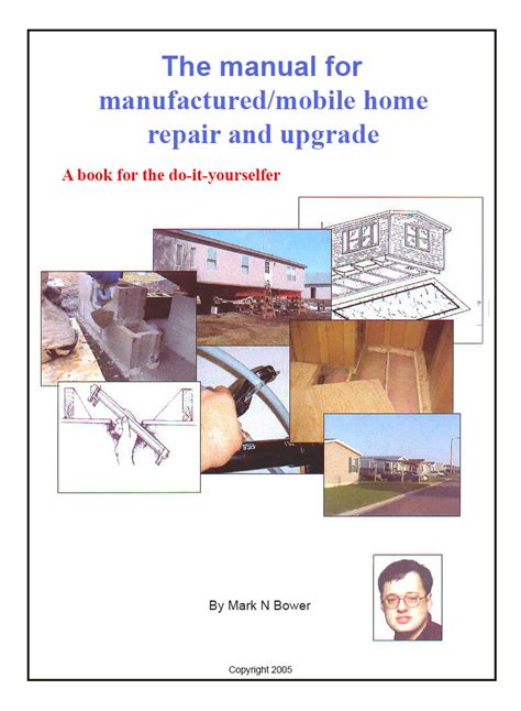 the manual for manufactured or mobile home repair and upgrade Epub