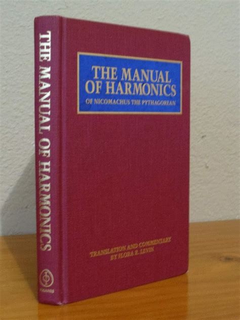 the manual harmonics nicomachus pythagorean Ebook PDF