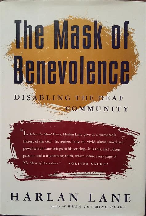 the mask of benevolence disabling the deaf community Reader