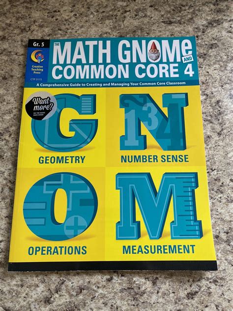 the math gnome and common core 4 grade 5 Kindle Editon