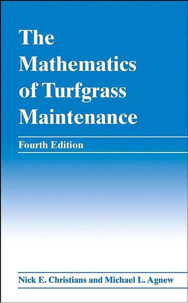 the mathematics of turfgrass maintenance Reader