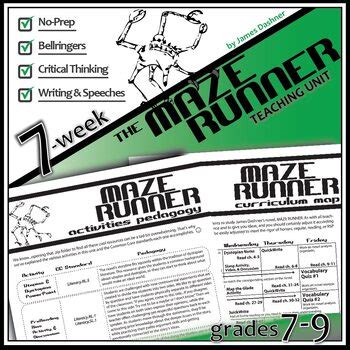 the maze runner unit plans Doc