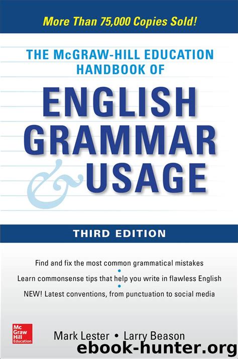 the mcgraw hill handbook of english grammar and usage Kindle Editon