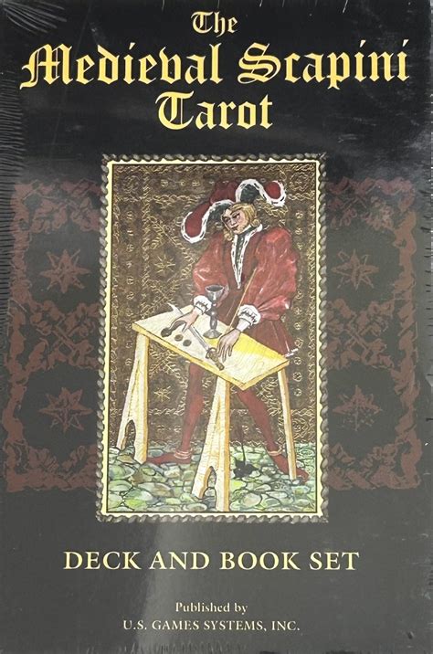 the medieval scapini tarot deck and book set Kindle Editon