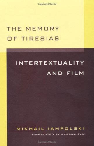 the memory of tiresias intertextuality and film Kindle Editon