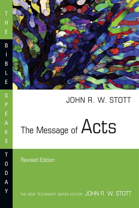 the message of acts bible speaks today Reader