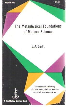 the metaphysical foundations of modern science PDF