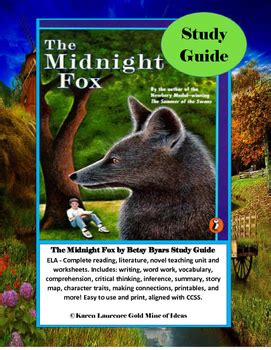 the midnight fox study guide Ebook PDF