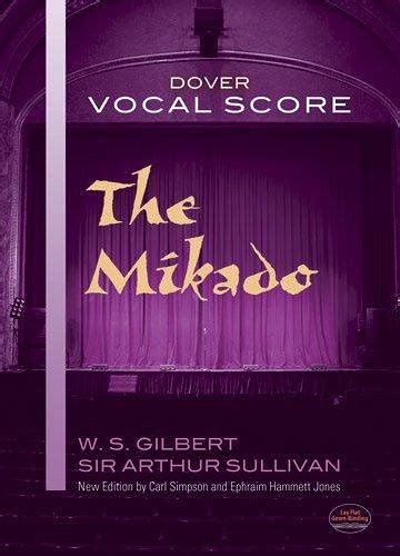 the mikado vocal score dover vocal scores Doc