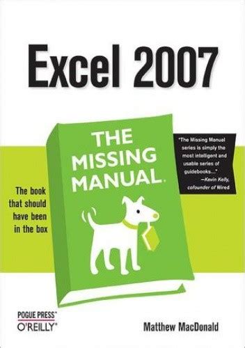 the missing manual excel 2007 free download Doc