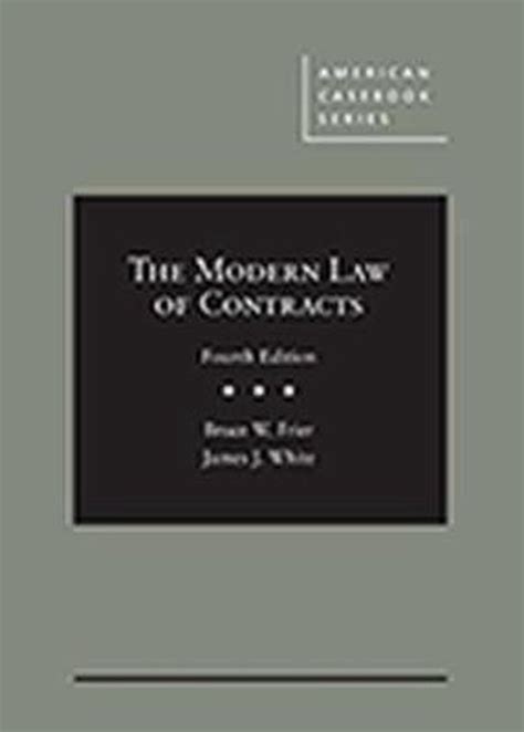 the modern law of contracts american casebook series Kindle Editon