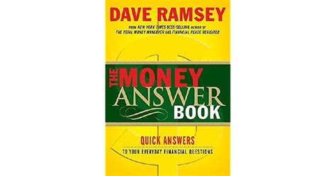the money answer book quick answers to everyday financial questions PDF