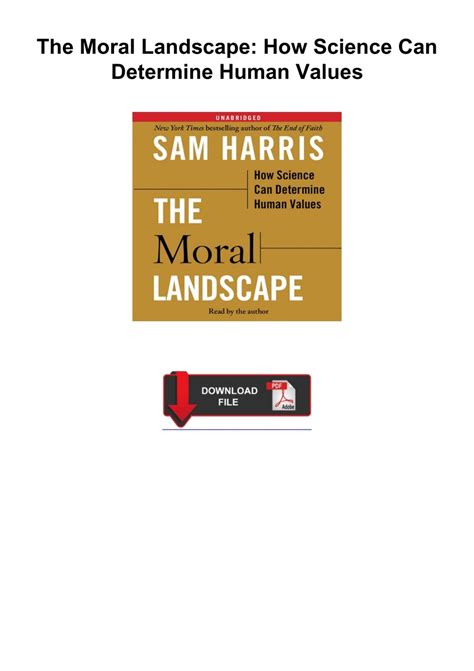 the moral landscape how science can determine human values Epub