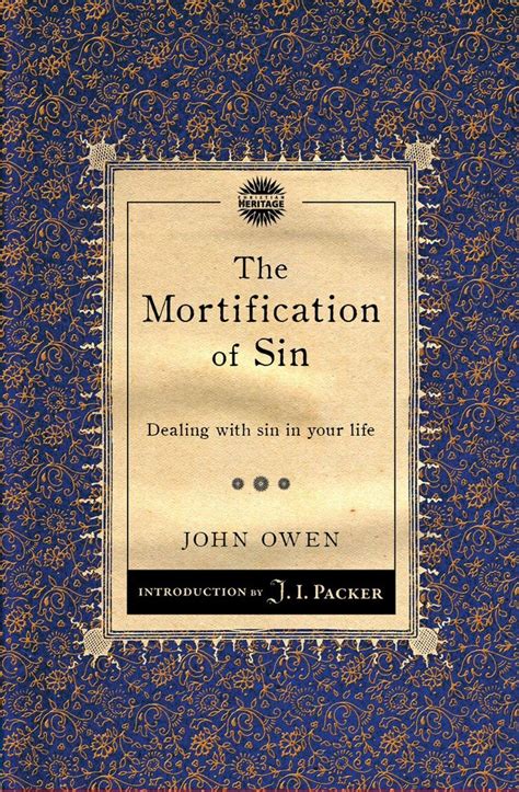 the mortification of sin dealing with sin in your life Epub