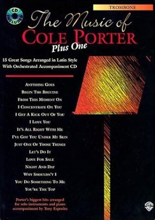 the music of cole porter plus one trombone book and cd PDF