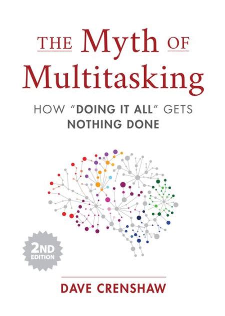 the myth of multitasking how quotdoing it allquot gets nothing done Doc