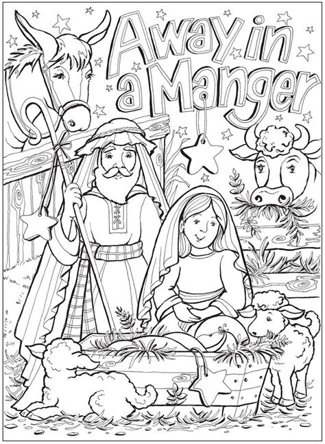 the nativity activity and coloring book dover holiday coloring book Reader