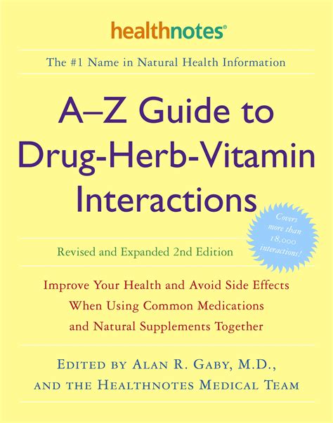 the natural pharmacist drug herb vitamin interactions Ebook Doc