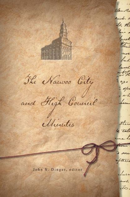 the nauvoo city and high council minutes Kindle Editon