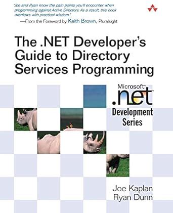 the net developer s guide to directory services programming Epub