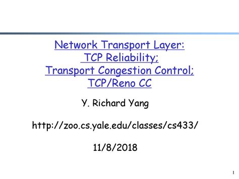 the network reliability of transport PDF