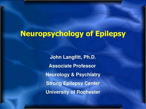 the neuropsychology of epilepsy the neuropsychology of epilepsy PDF