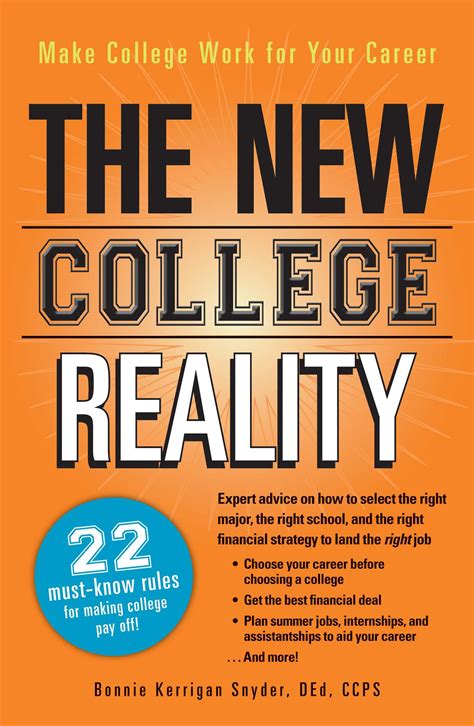 the new college reality make college work for your career Doc