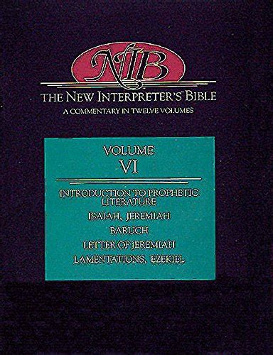 the new interpreters bible isaiah ezekiel volume 6 PDF