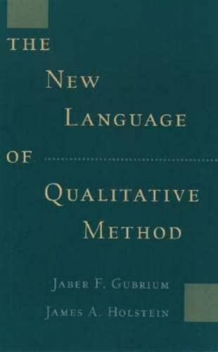 the new language of qualitative method Kindle Editon