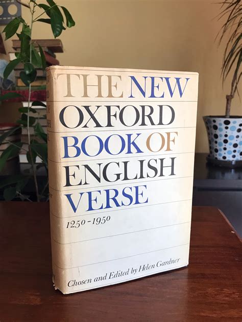 the new oxford book of english verse 1501950 Reader